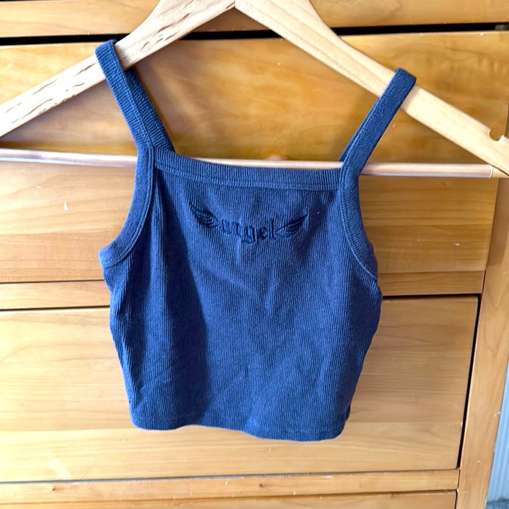 Garage cropped tank top